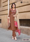 Shagun By Kadlee Rasian Silk Kurti With Bottom Dupatta Wholesale Price In Surat

